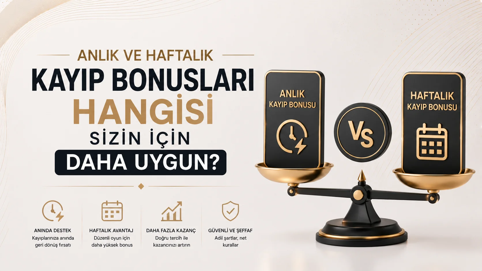 Anlık ve Haftalık Kayıp Bonusları Hangisi Sizin İçin Daha Uygun?