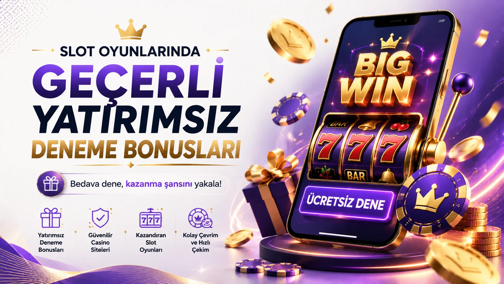 Slot Oyunlarında Geçerli Yatırımsız Deneme Bonusları